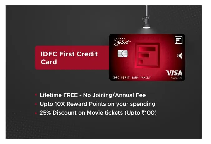 IDFC FIRST Credit Card credit card by IDFC FIRST Bank